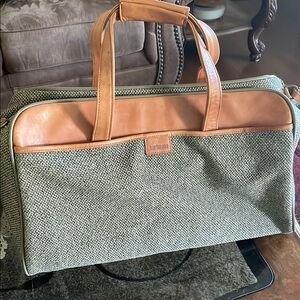 Hartmann Tan and Gray Travel Bag